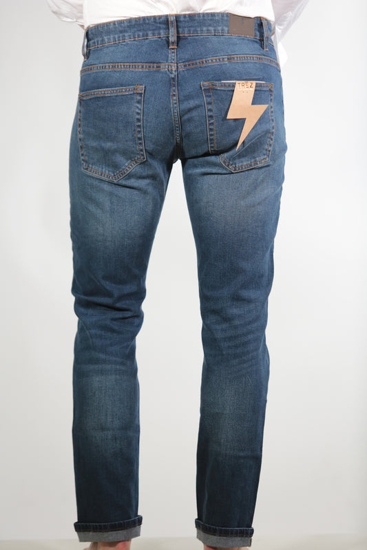 ALBERT JEANS SLIM FIT INDACO