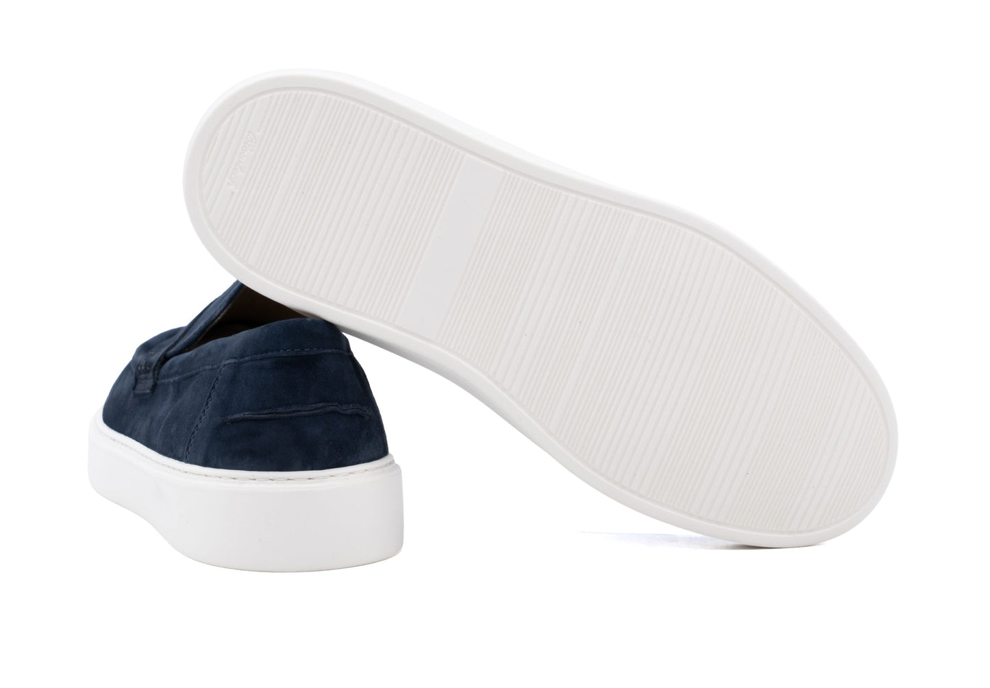 ANTICA CUOIERIA MOCASSINO IN SUEDE BLU