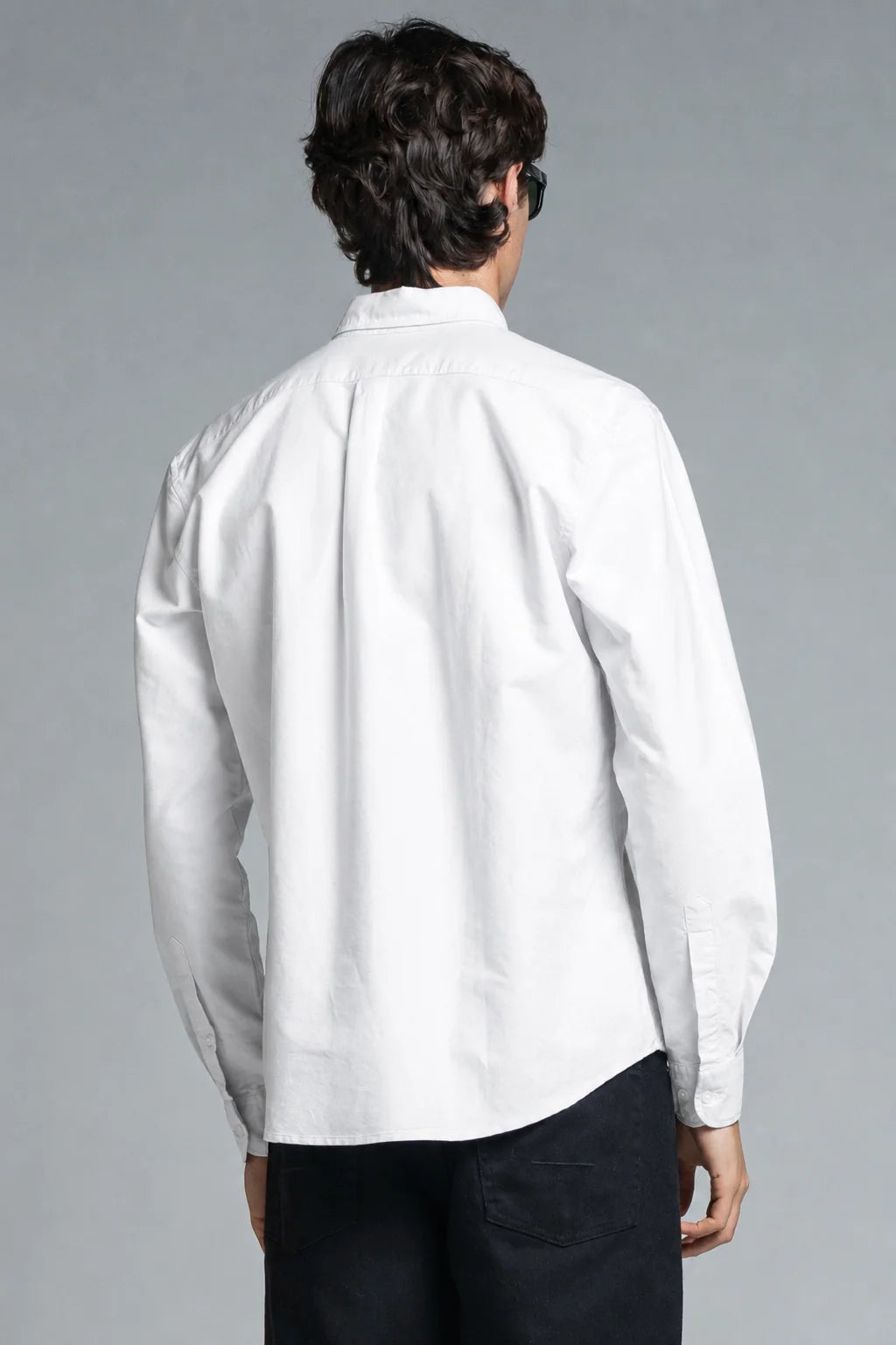 IMPURE CAMICIA CONNOR IN OXFORD BUTTON DOWN BIANCA