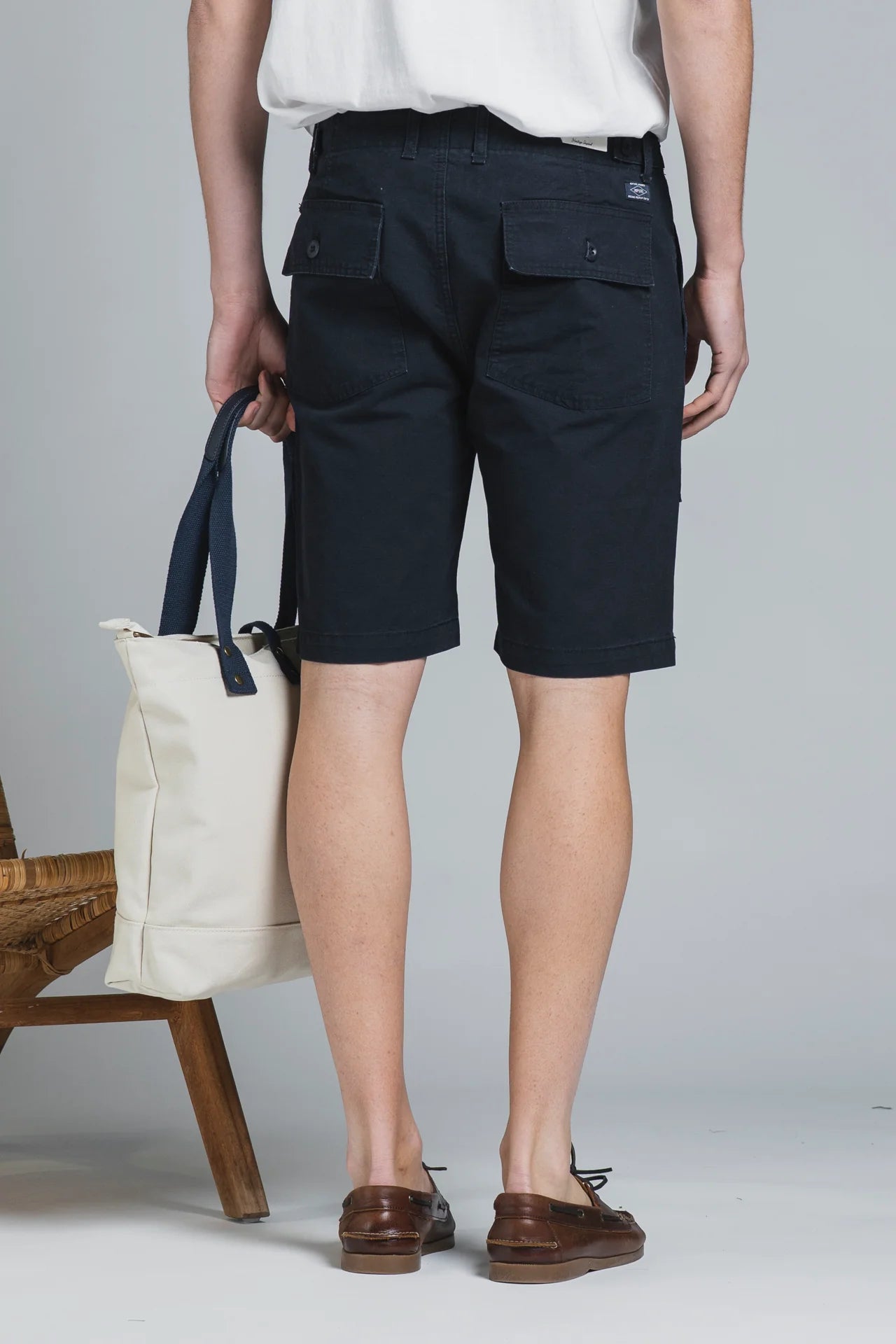 SHORT FATIGUE IN COTONE NAVY