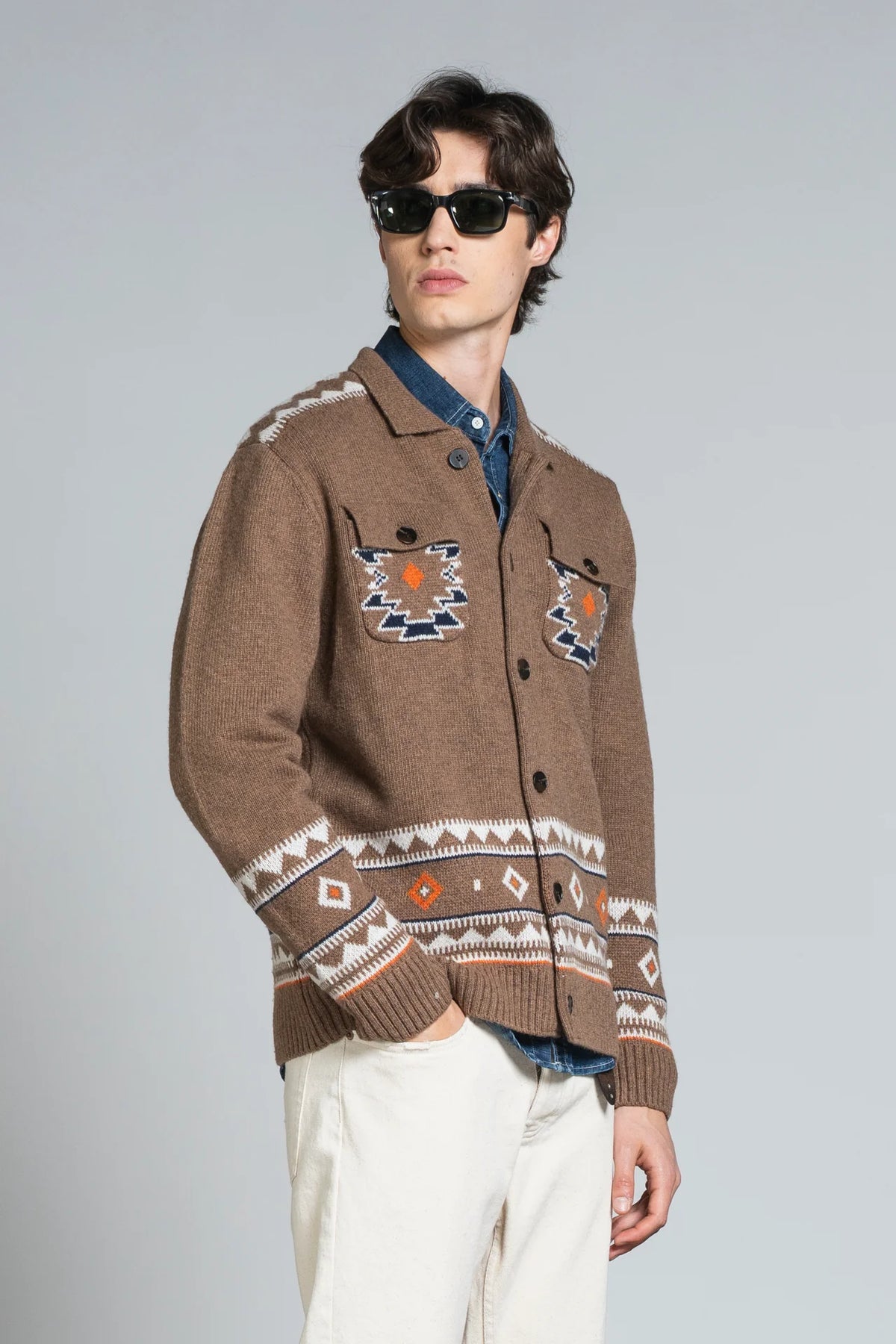 IMPURE JULES OVERSHIRT NAVAJO N LAMBSWOOL