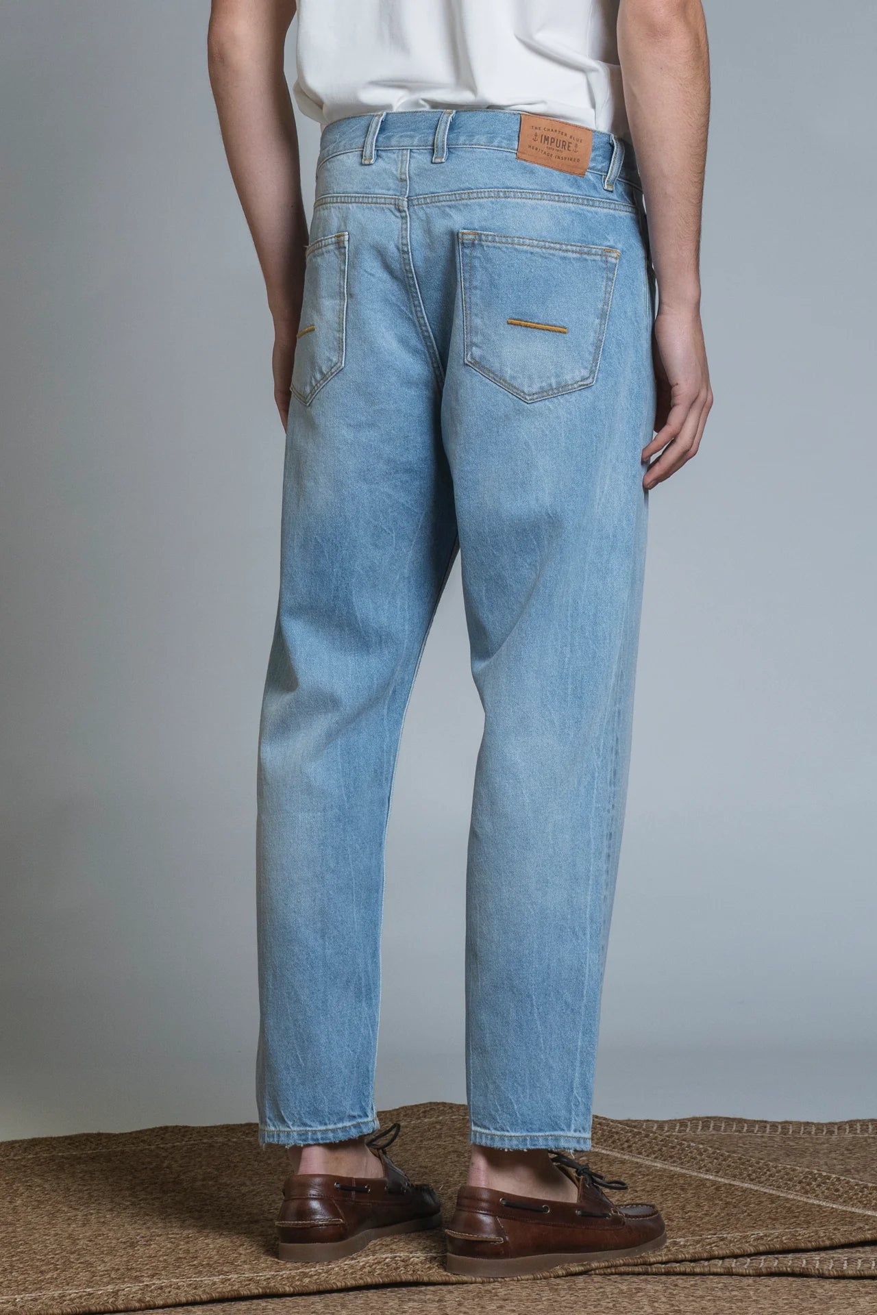 HIRO JEANS JAPAN CROP LT.BLUE