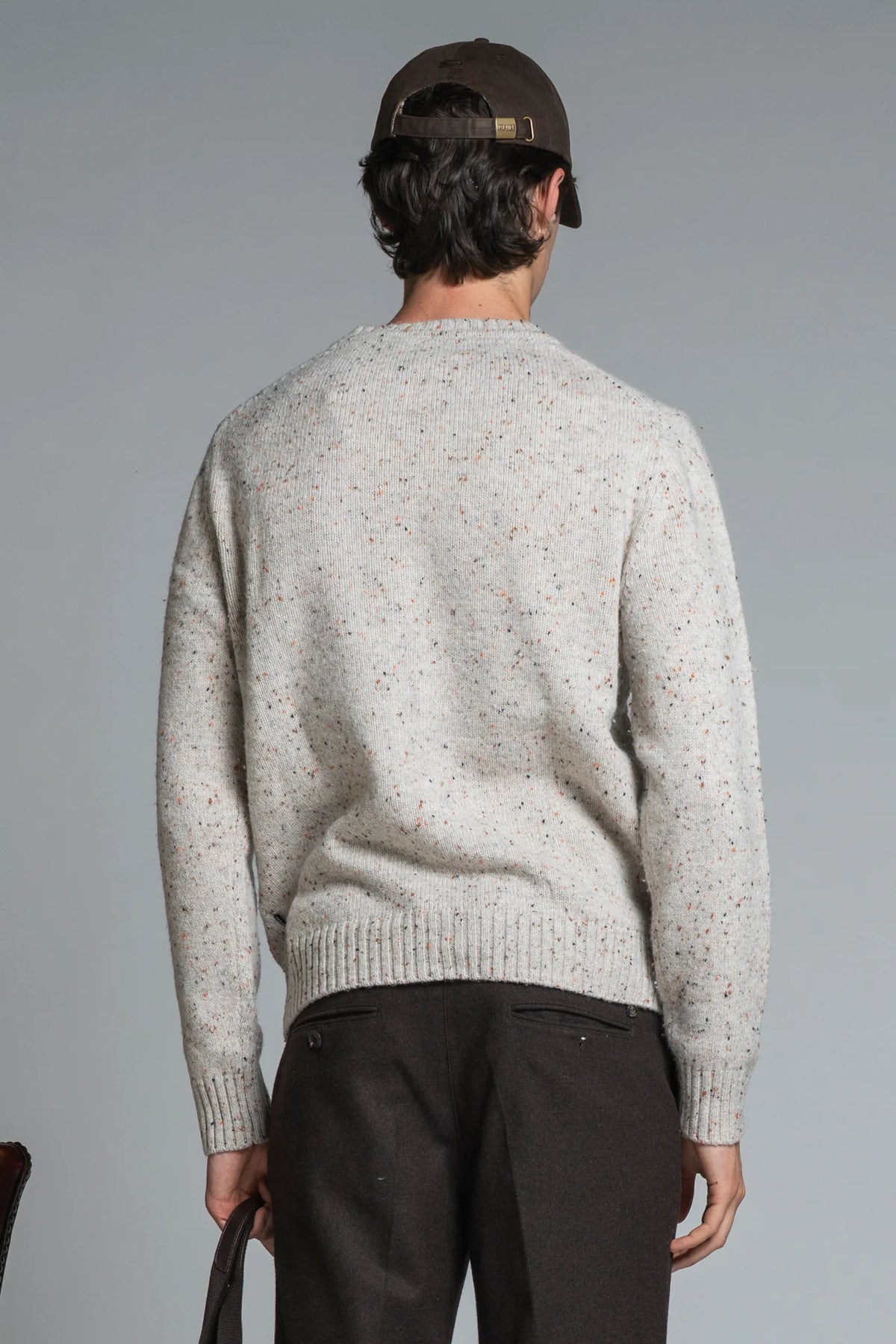 IMPURE GEORGE GIROCOLLO BOTTONATO IN LAMBSWOOL OFF-WHITE