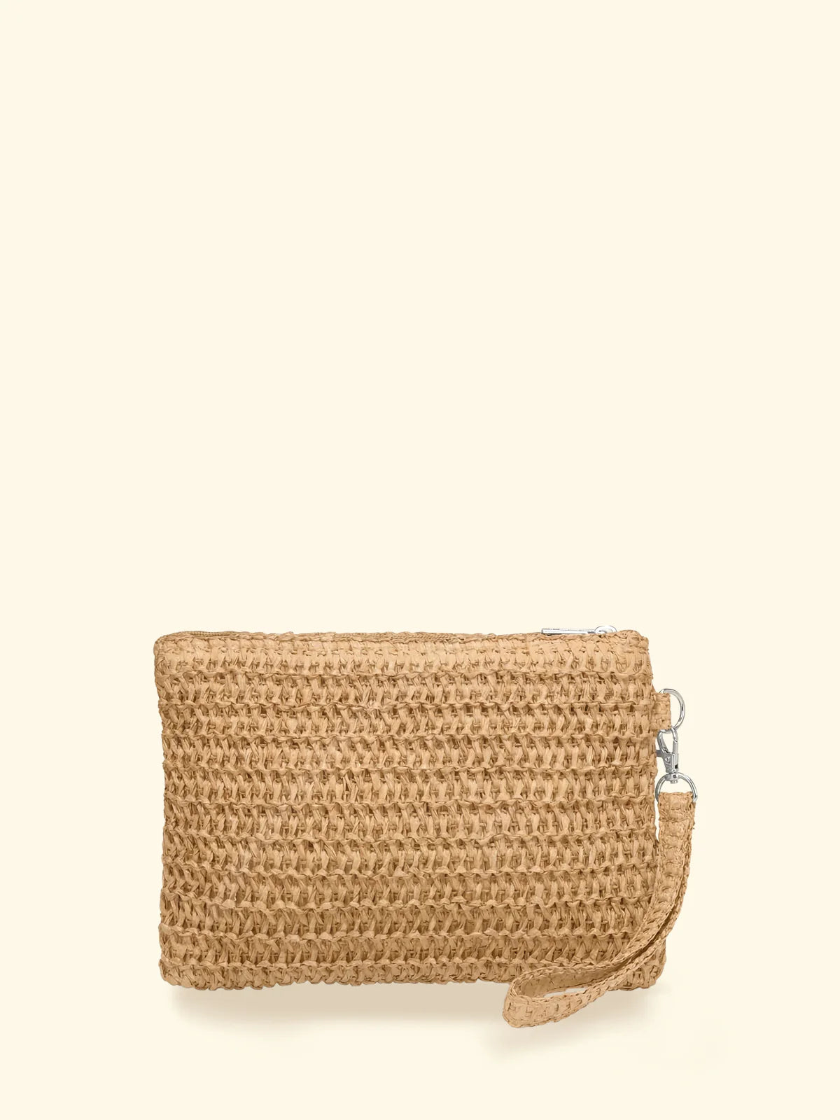 MINI POCHETTE F**K IN RAFIA BEIGE