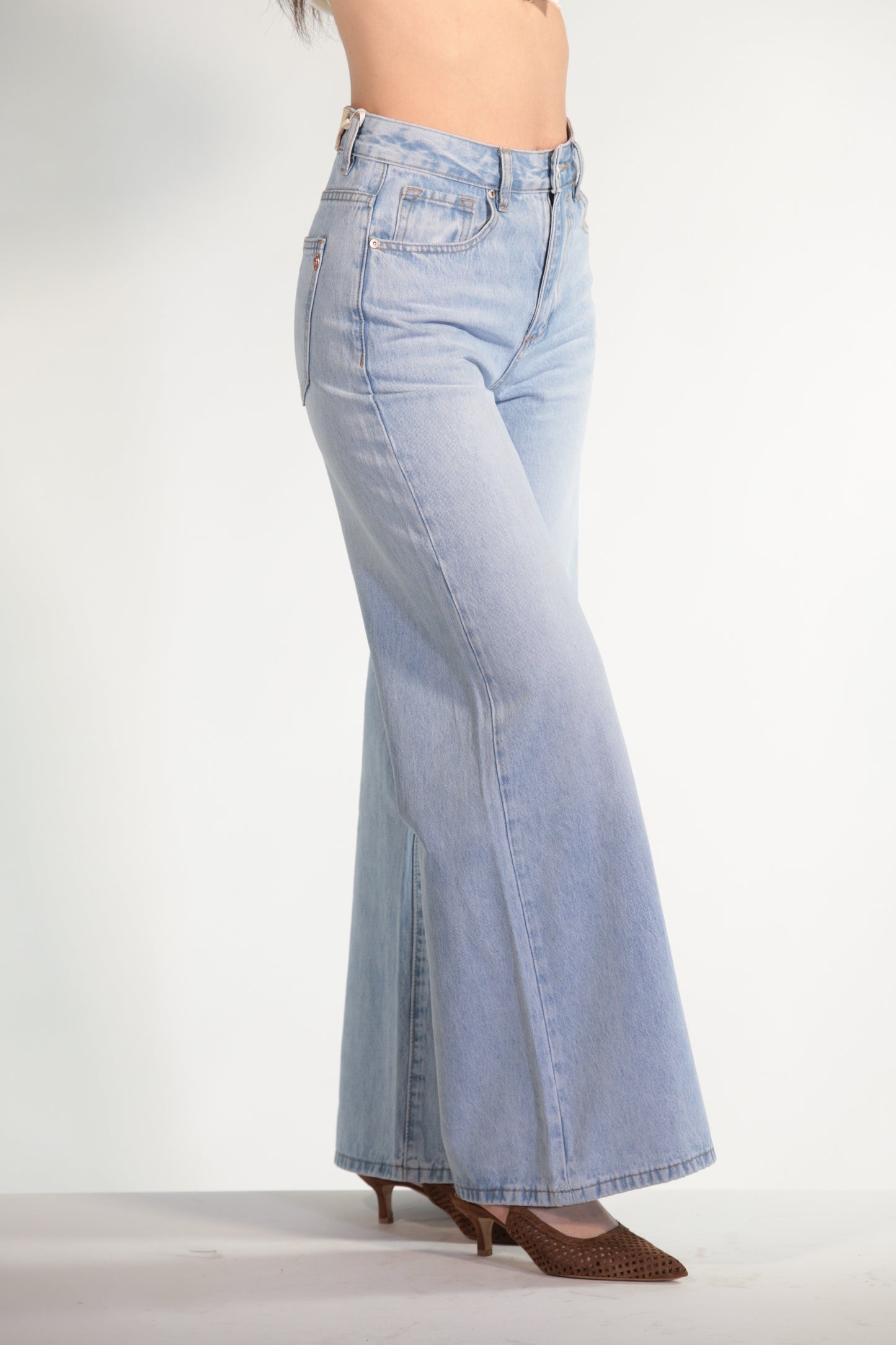 MARTINA JEANS PALAZZO LIGHT BLUE