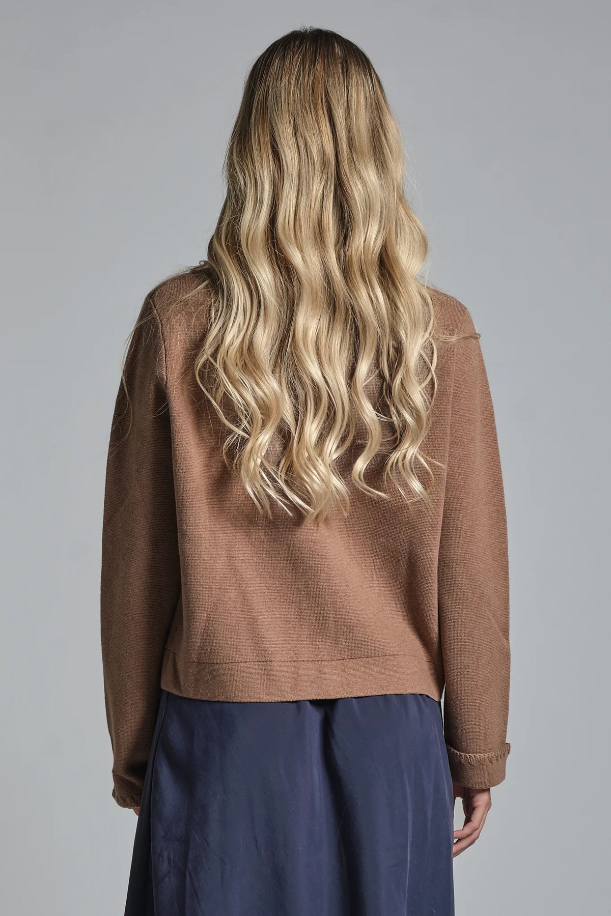IMPURE GALET CARDIGAN IN MIX WOOL BEIGE