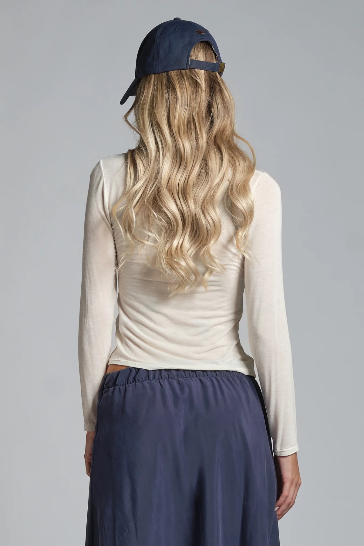BLANCA MAGLIA ULTRALIGHT IN CASHMERE OFF WHITE