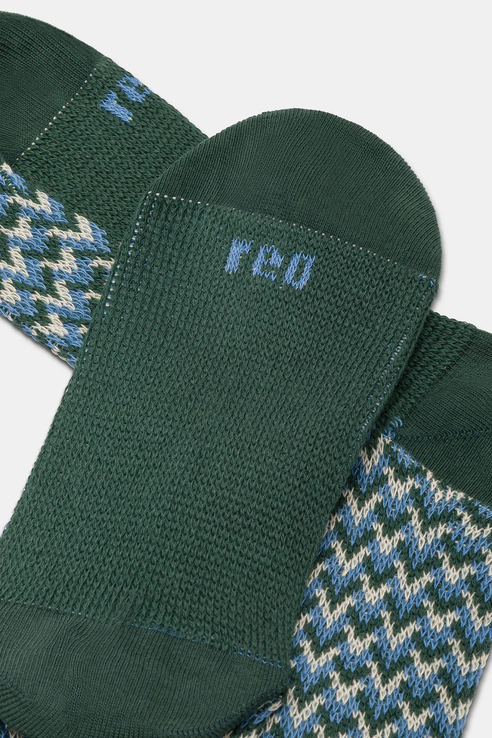 CALZA UOMO JACQUARD A PUNTE VEGA GREEN