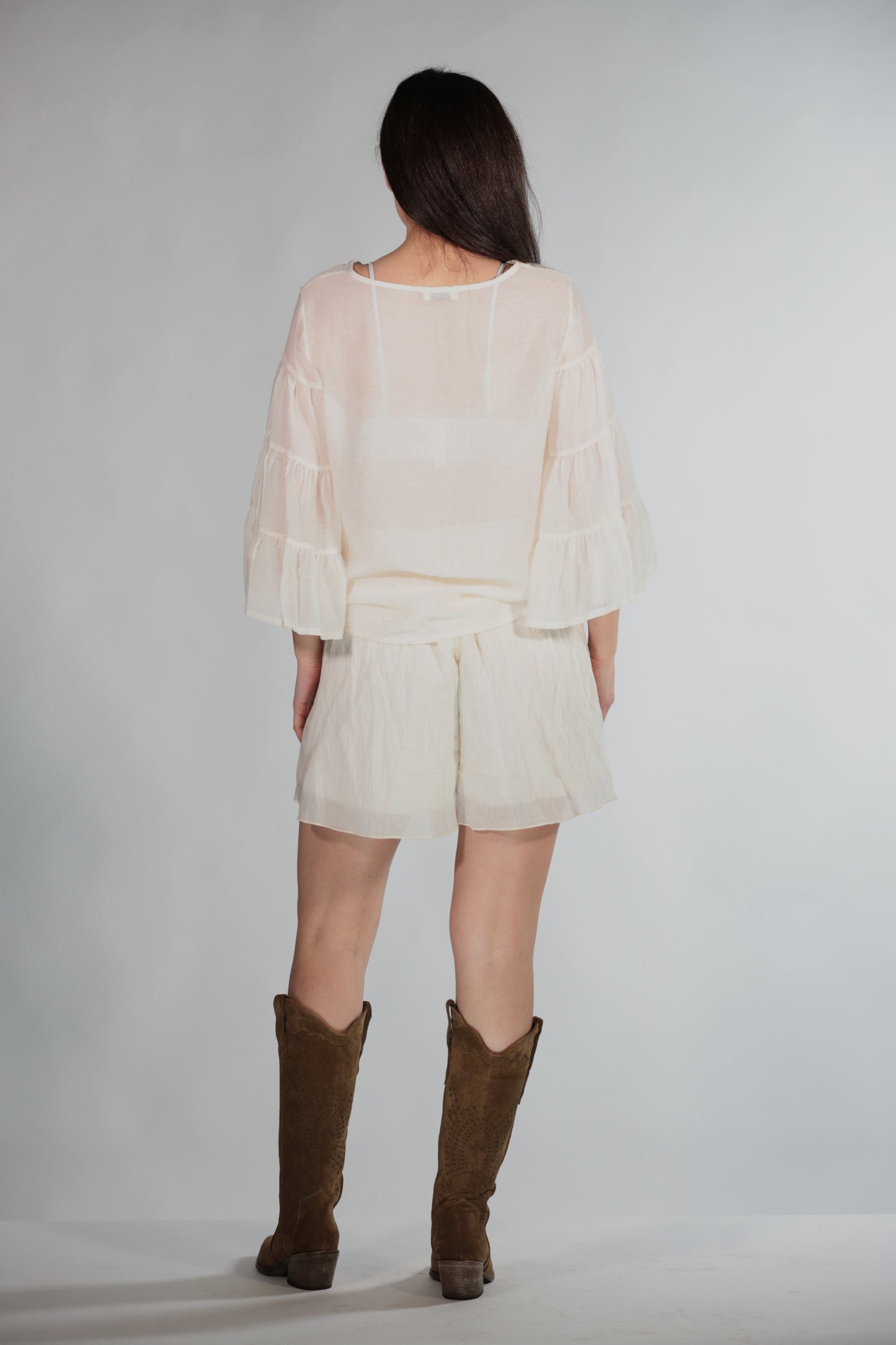 BABY BLUSA SATIN MILK