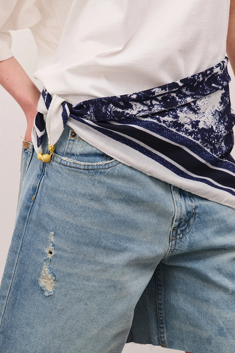 FOULARD BLU