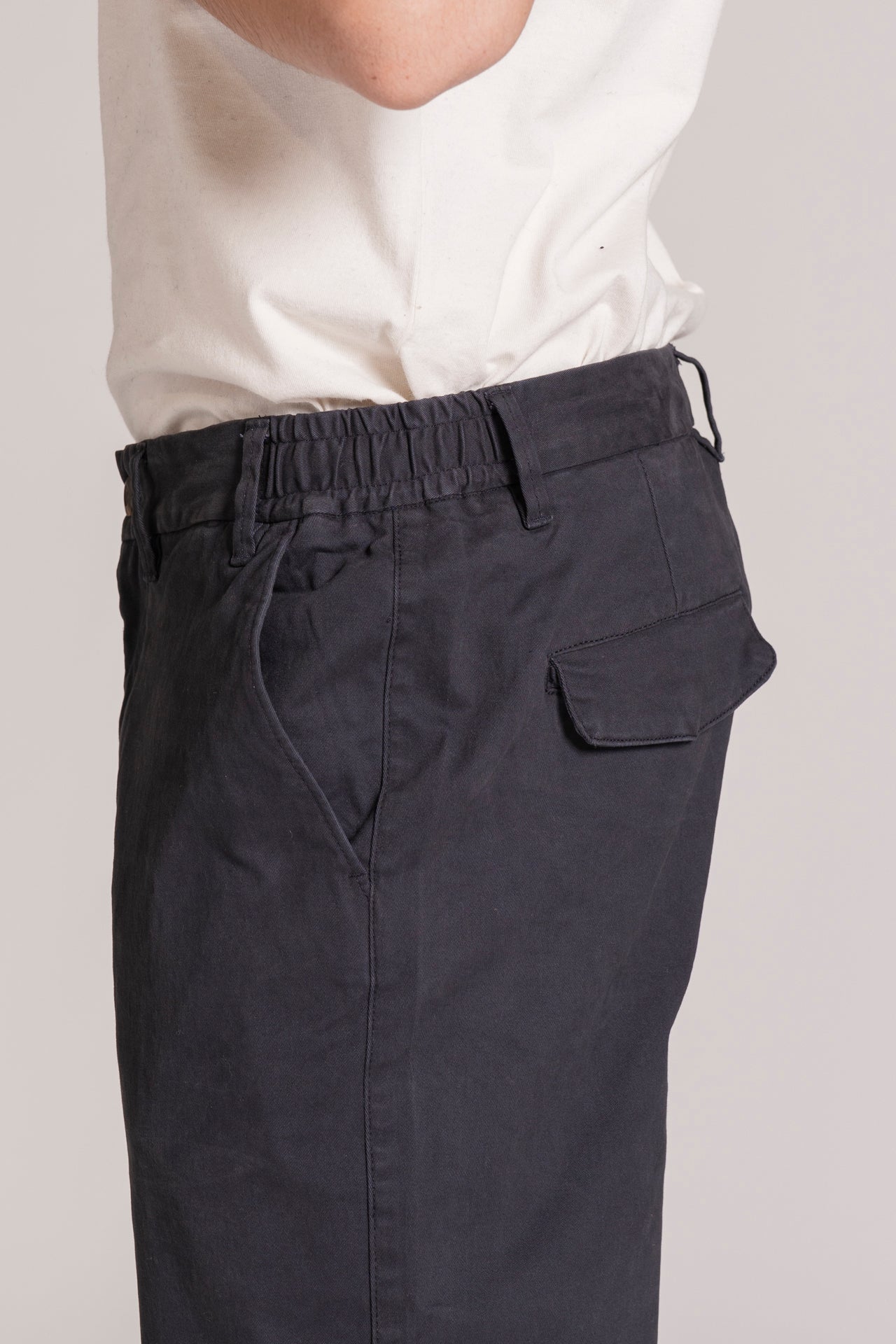 THEO CHINO LONG IN TWILL NAVY