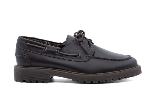 ANTICA CUOIERIA MOCASSINO PARABOOT STRINGATO TESTA DI MORO