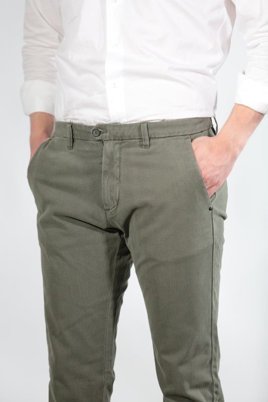 ALFRED CHINO LONG FLAP GREEN