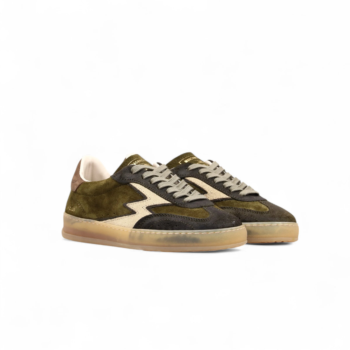 MOACONCEPT SNEAKERS CLUB SUEDE VERDE OLIVA SCURO