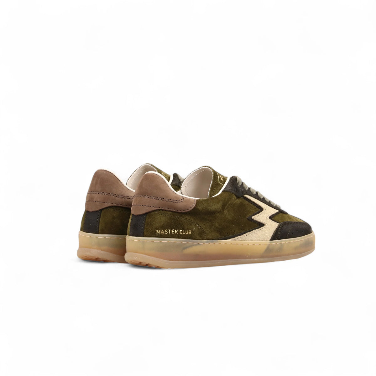 MOACONCEPT SNEAKERS CLUB SUEDE VERDE OLIVA SCURO