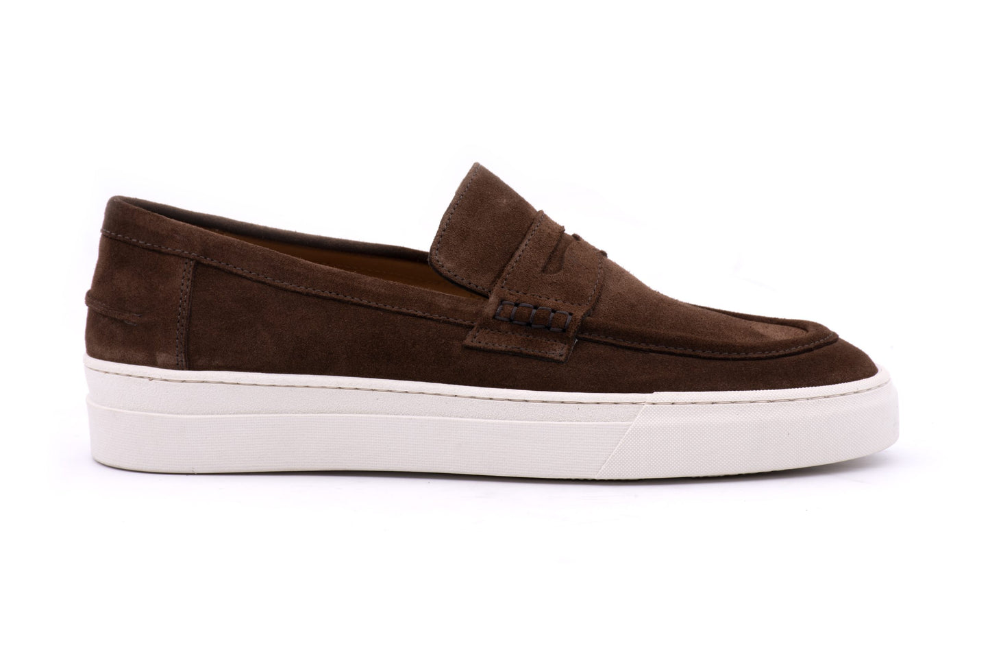 ANTICA CUOIERIA MOCASSINO IN SUEDE BROWN