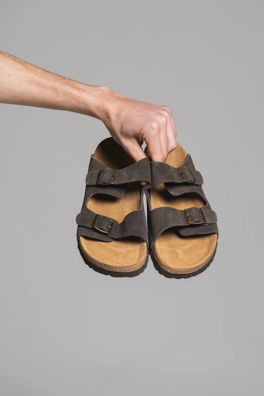 BOB SLIPPER 2 STRAPS UNISEXS BROWN