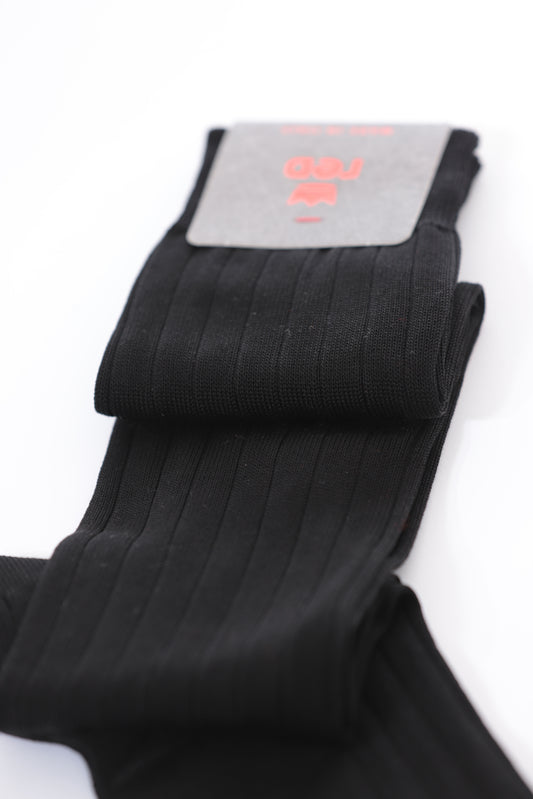 CALZA UOMO FILO DI SCOZIA A COSTE NERO