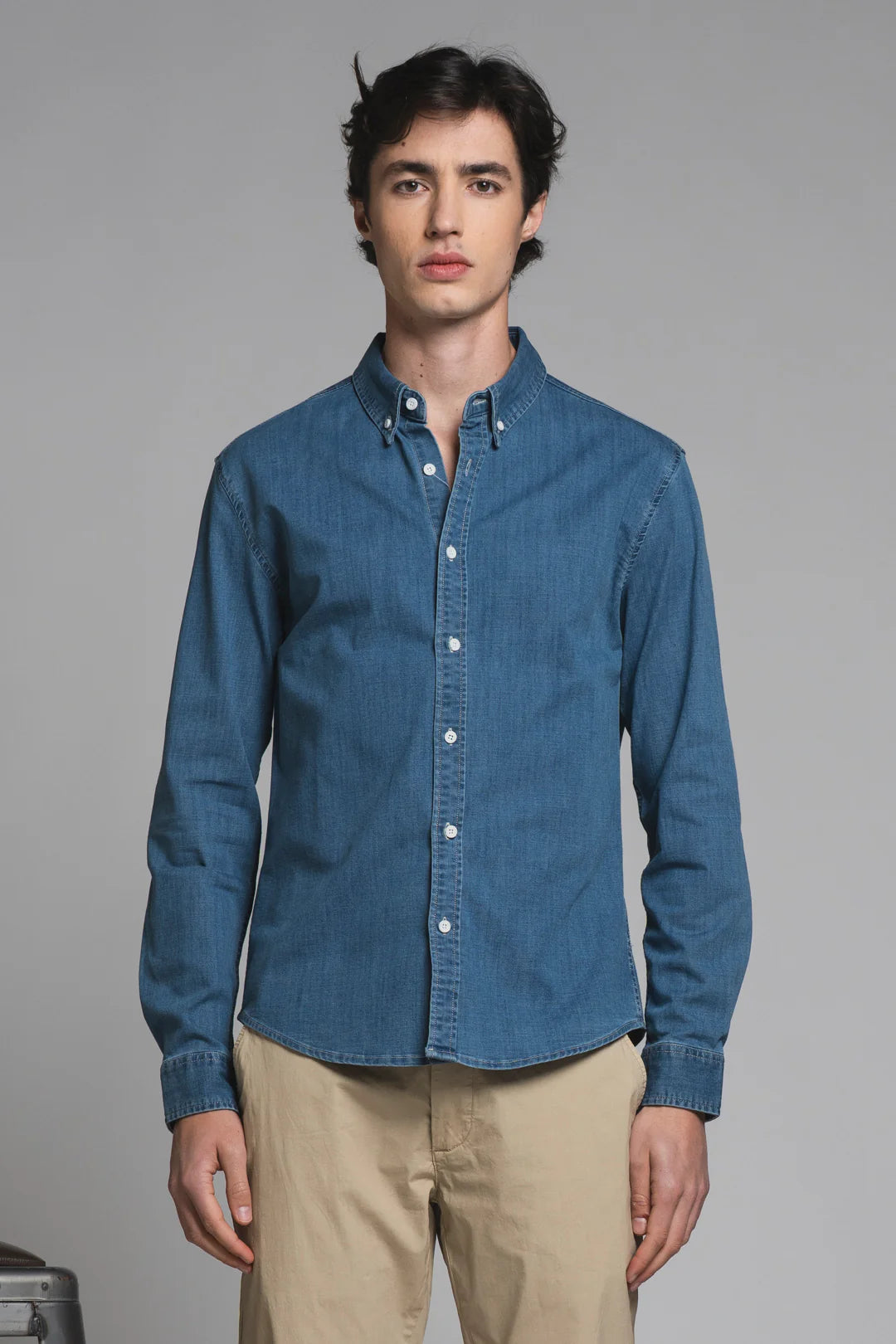 CONNOR CAMICIA IN DENIM BUTTON DOWN
