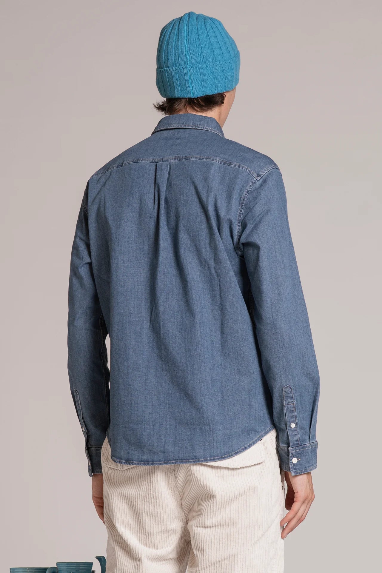 CONNOR CAMICIA IN DENIM BUTTON DOWN