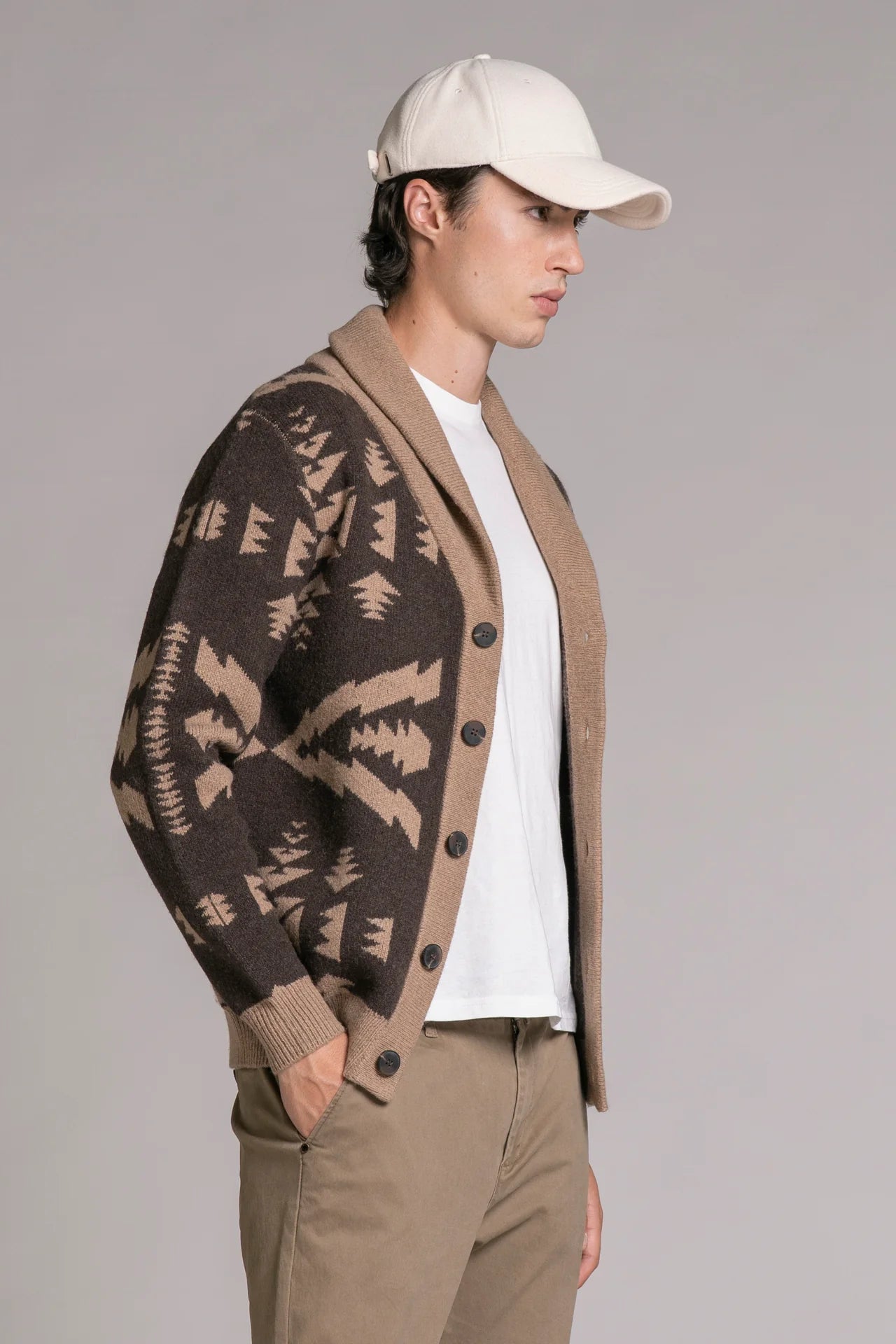 COREY CARDIGAN IN JACQUARD