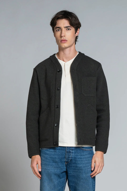 IMPURE DOVER JACKET IN LANA COTTA GREEN
