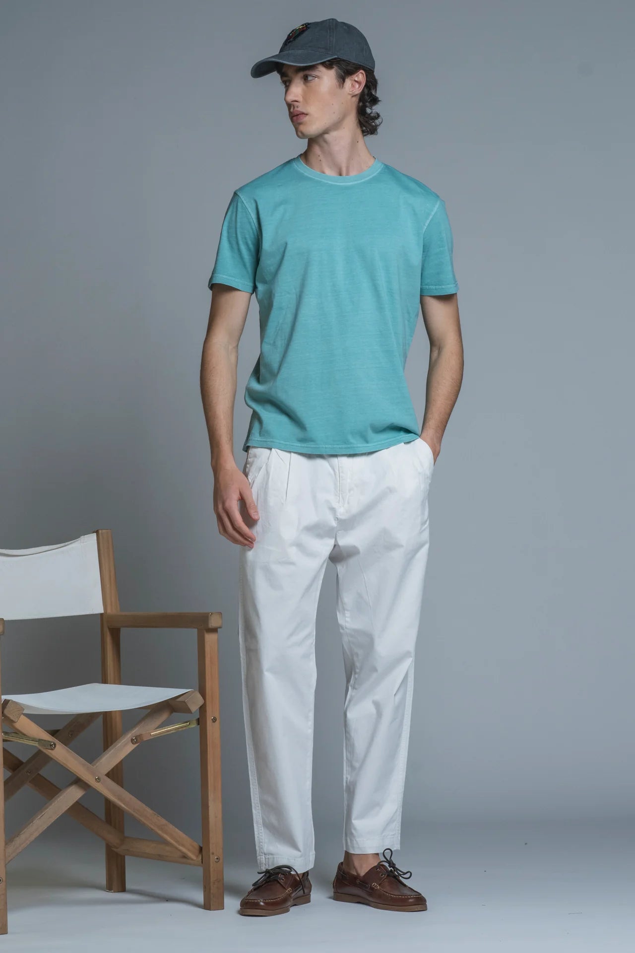 JOSHUA T-SHIRT IN JERSEY TEAL
