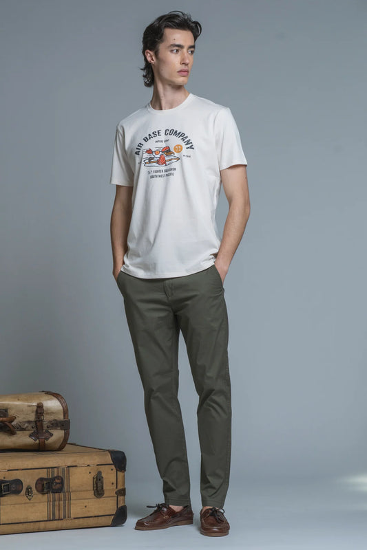FIGHTER T-SHIRT CON STAMPA IMPURE
