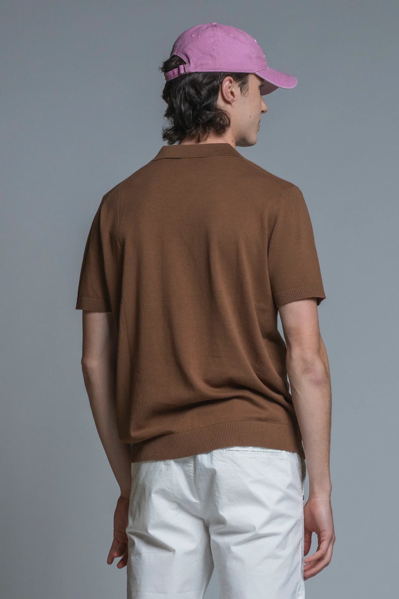CLARK SWEATER POLO SKIPPER CHOCCOLATE