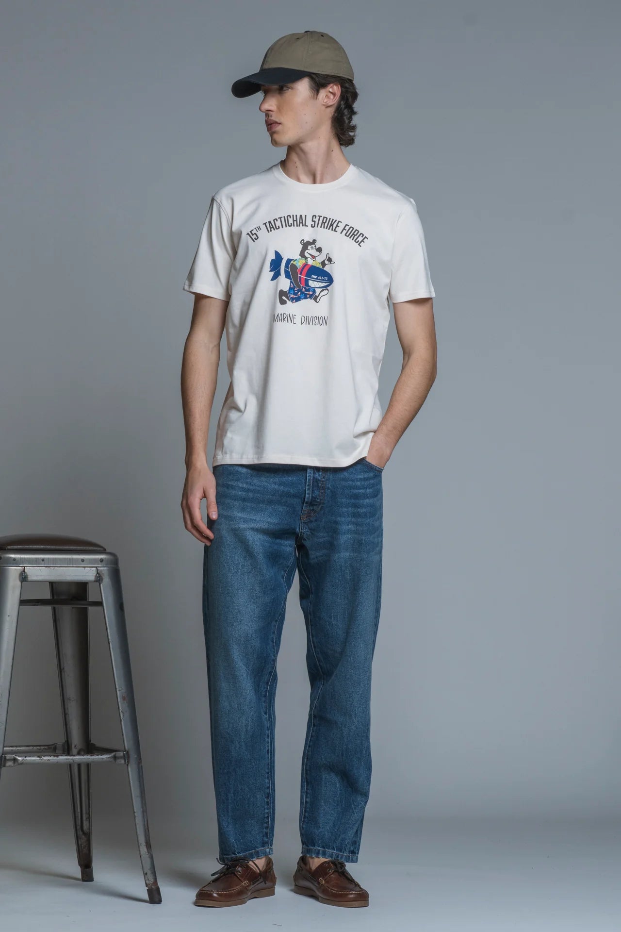 MARINE T-SHIRT CON STAMPA IMPURE