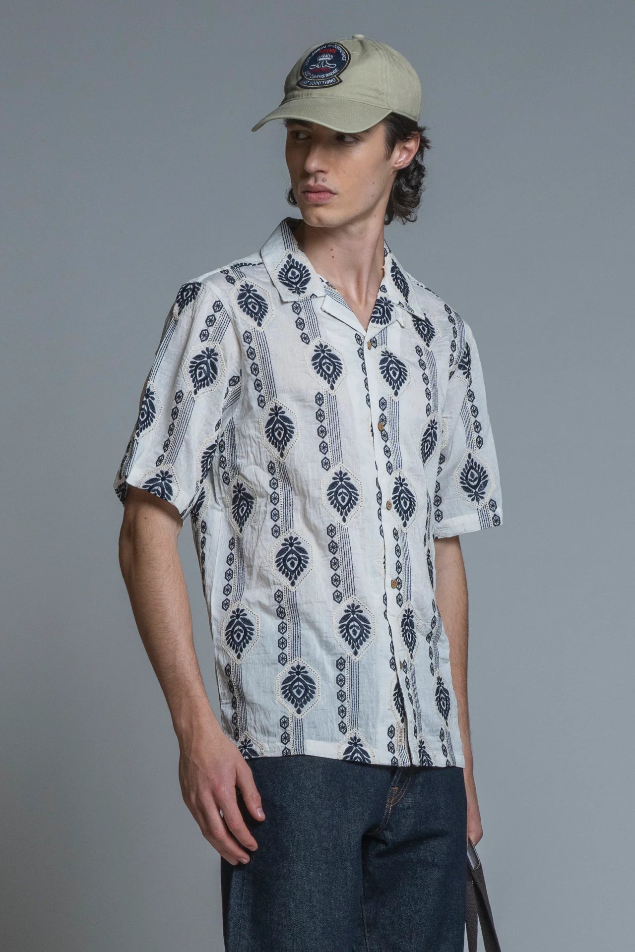 WILL CAMICIA BOWLING RICAMATA