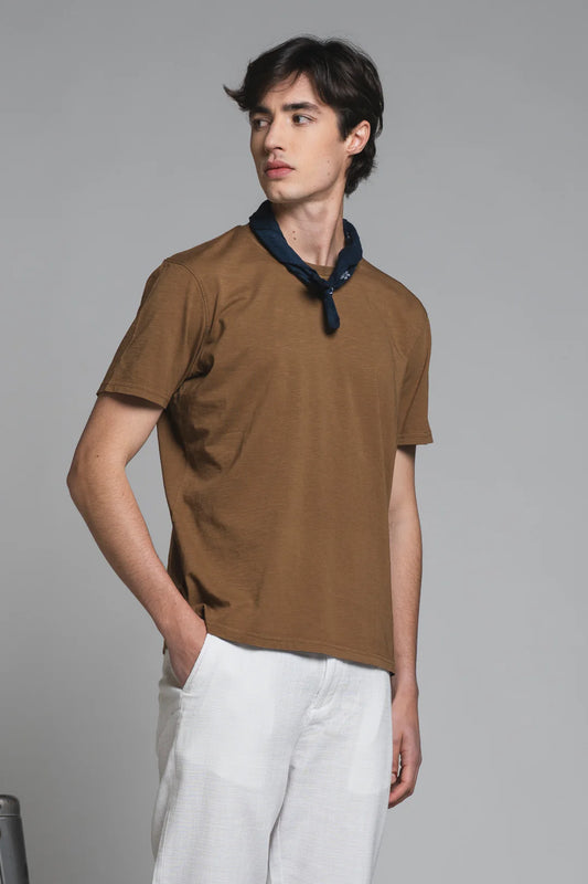JOSHUA T-SHIRT IN JERSEY COOKIE