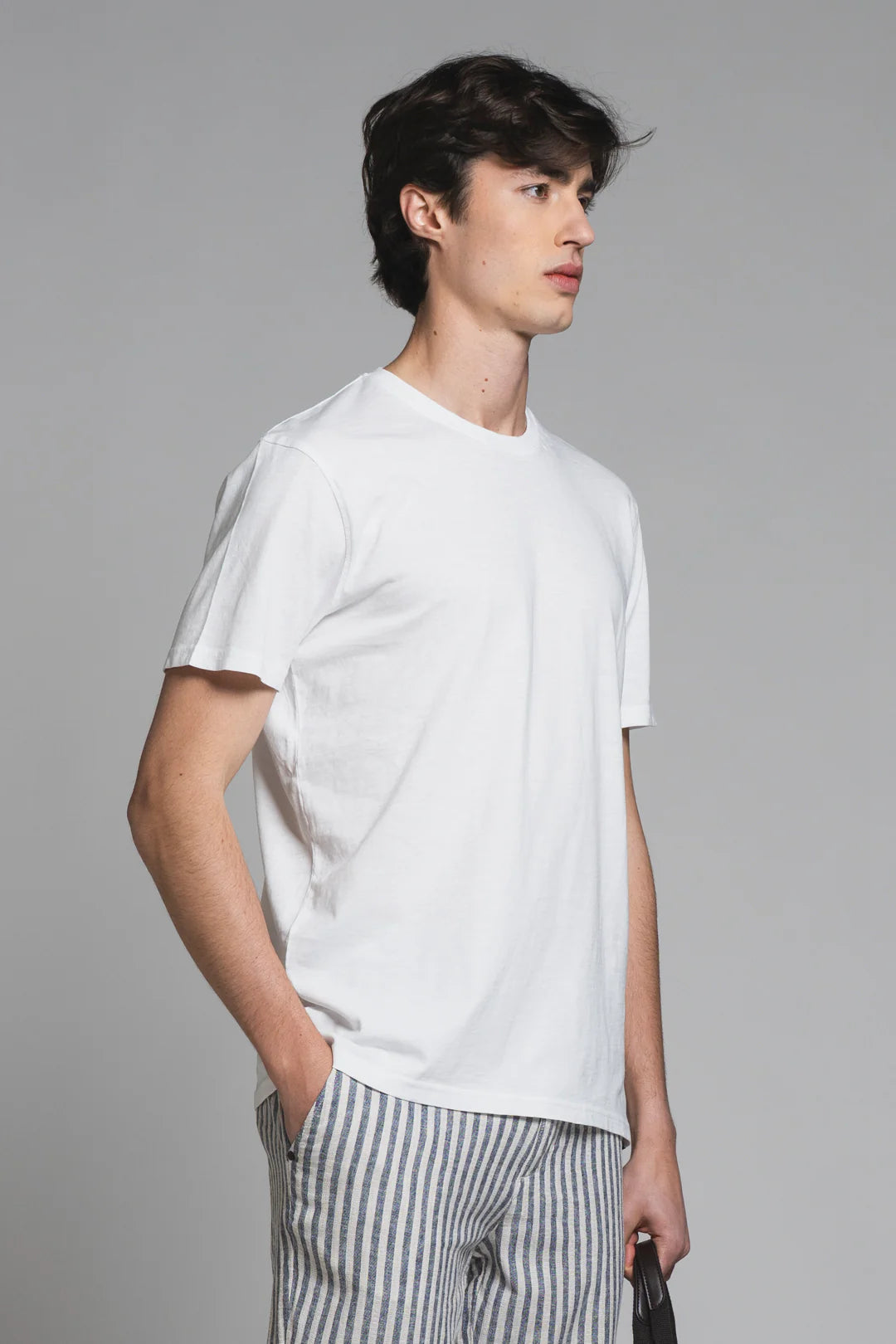 JOSHUA T-SHIRT IN JERSEY WHITE