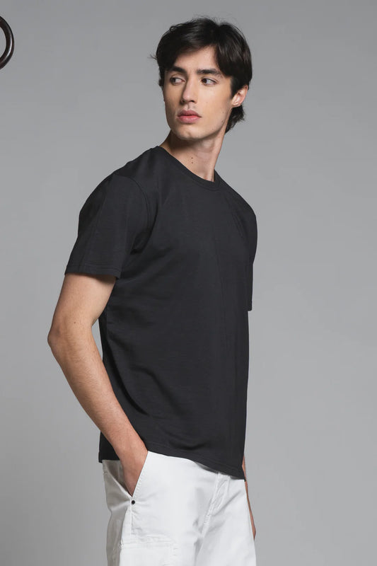 JOSHUA T-SHIRT IN JERSEY BLACK