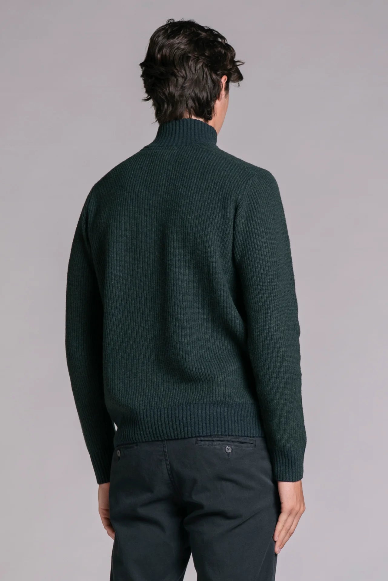 JOSEPH SERAFINO IN LAMBSWOOL GREEN
