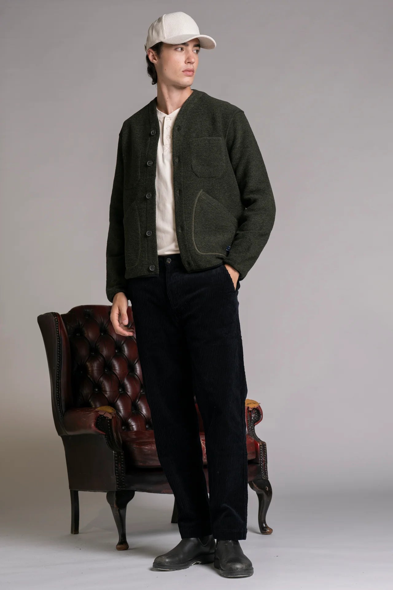 DOVER IN LANA COTTA GREEN