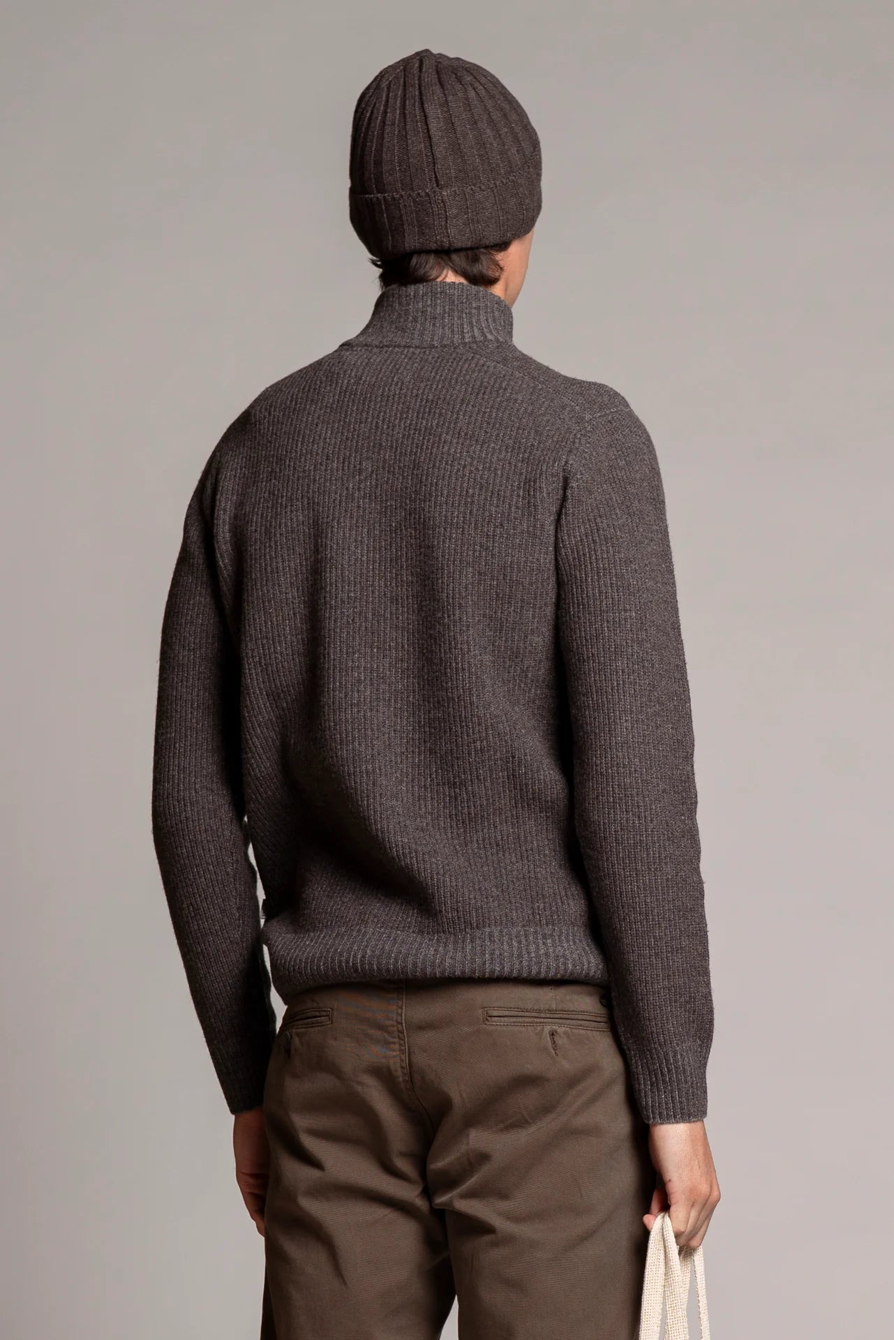 JOSEPH SERAFINO IN LAMBSWOOL BROWN