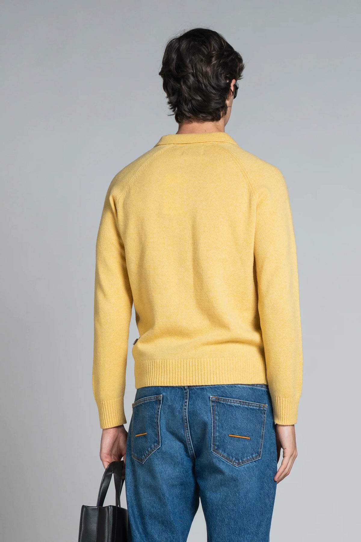 IMPURE COLIN POLO IN LAMBSWOOL LT.YELLOW