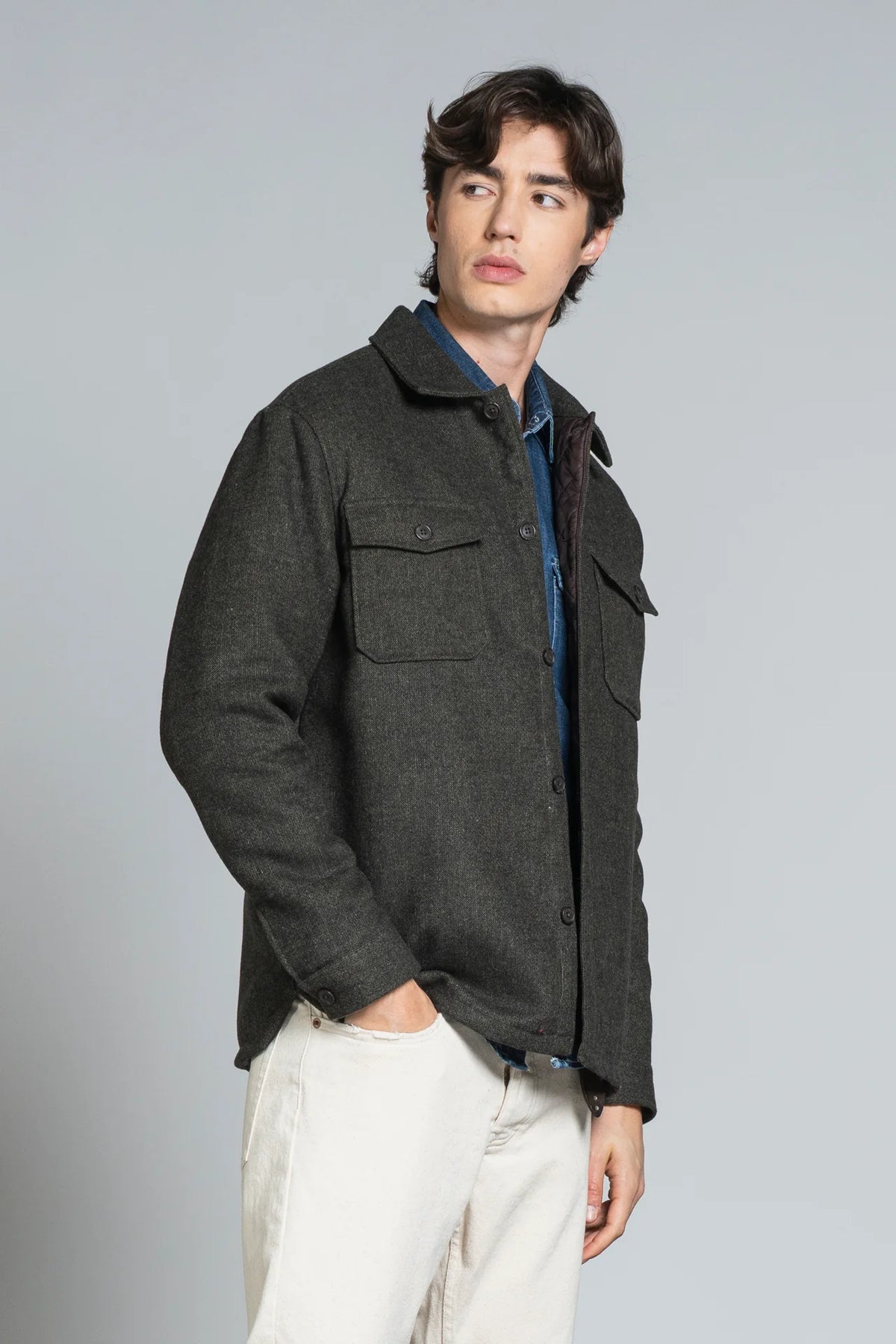 IMPURE STAN JACKET OLIVE GREEN