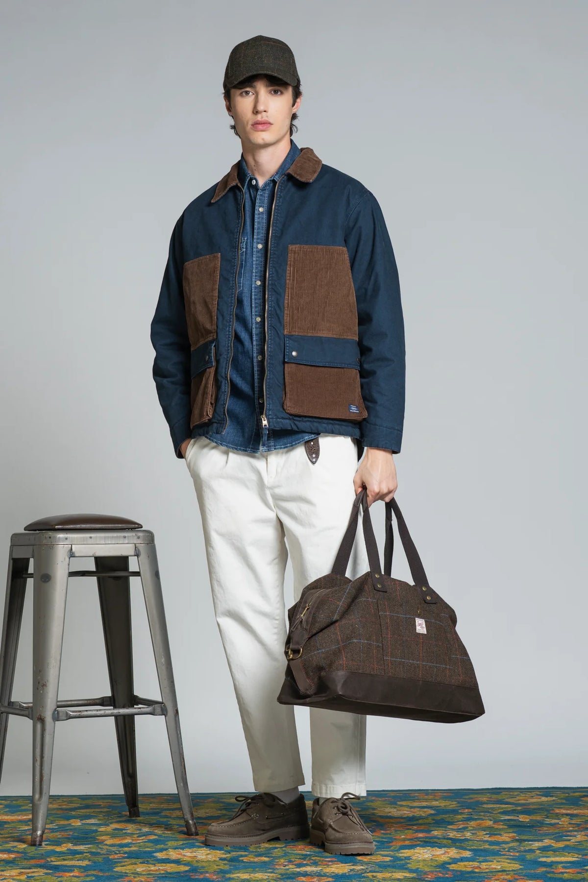 IMPURE WORK JACKET WOODS IN CANVAS NAVY