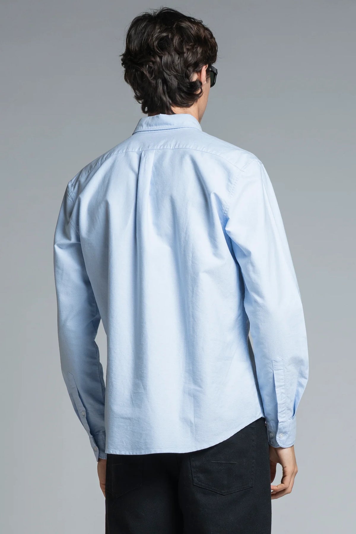 IMPURE CAMICIA CONNOR IN OXFORD BUTTON DOWN SKY