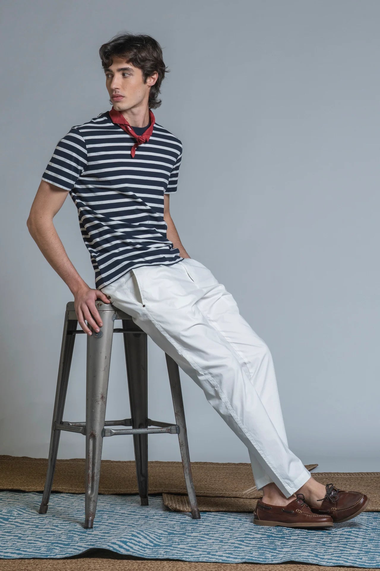 JOSHUA T-SHIRT STRIPE IMPURE