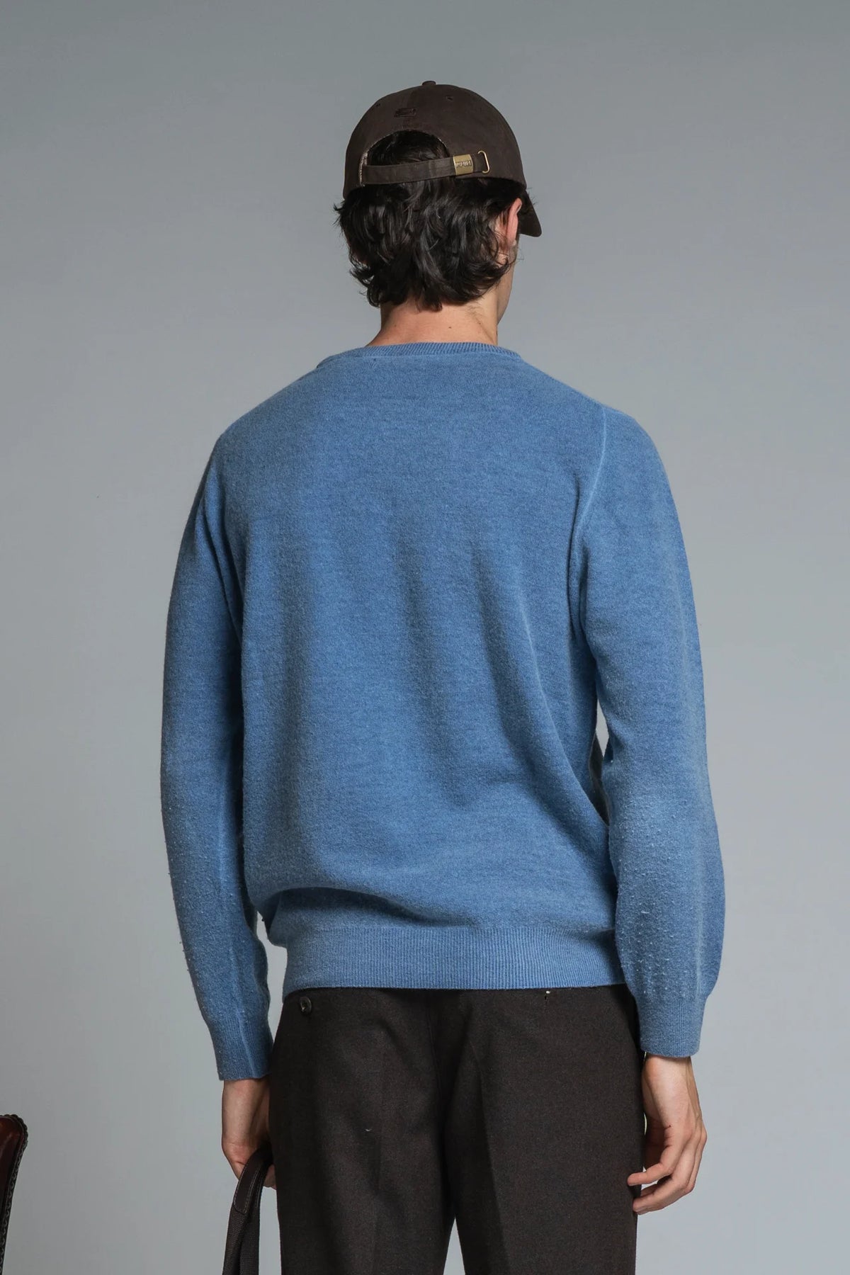 IMPURE CHARLIE GIROCOLLO IN LAMBSWOOL DENIM