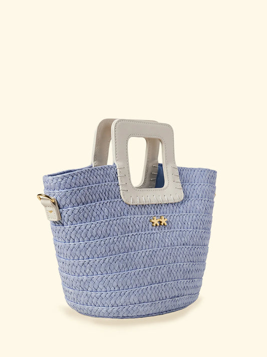 MINI BAG F**K SKY IN RAFIA