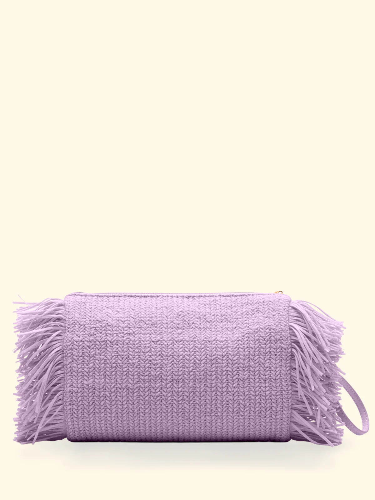MAXY POCHETTE F**K IN RAFIA LILLA