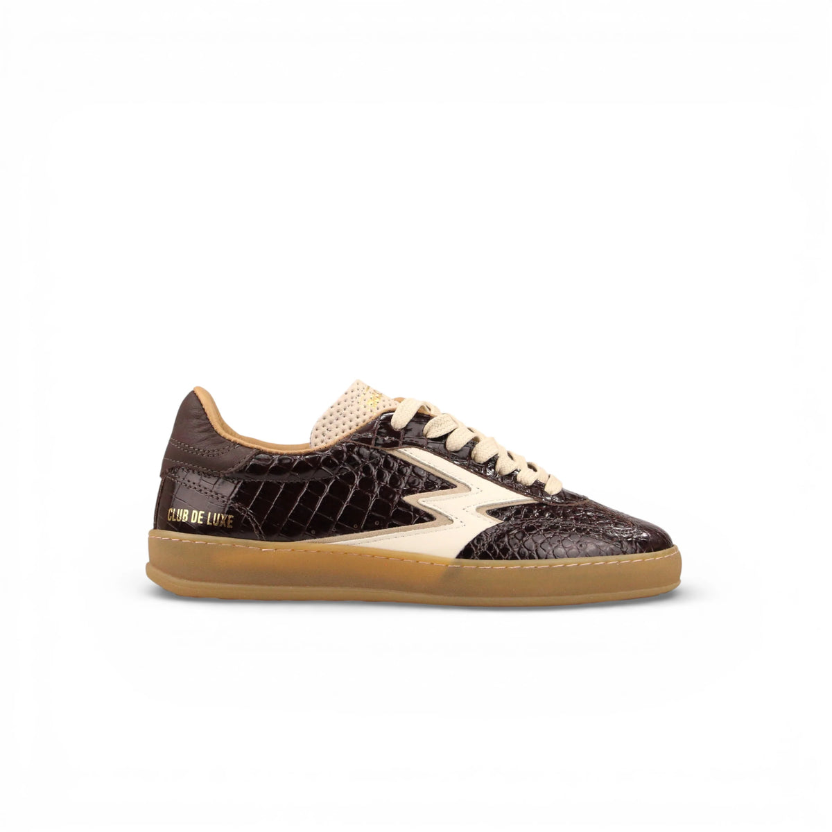 MOACONCEPT SNEAKERS CLUB IN PELLE CIOCCOLATO