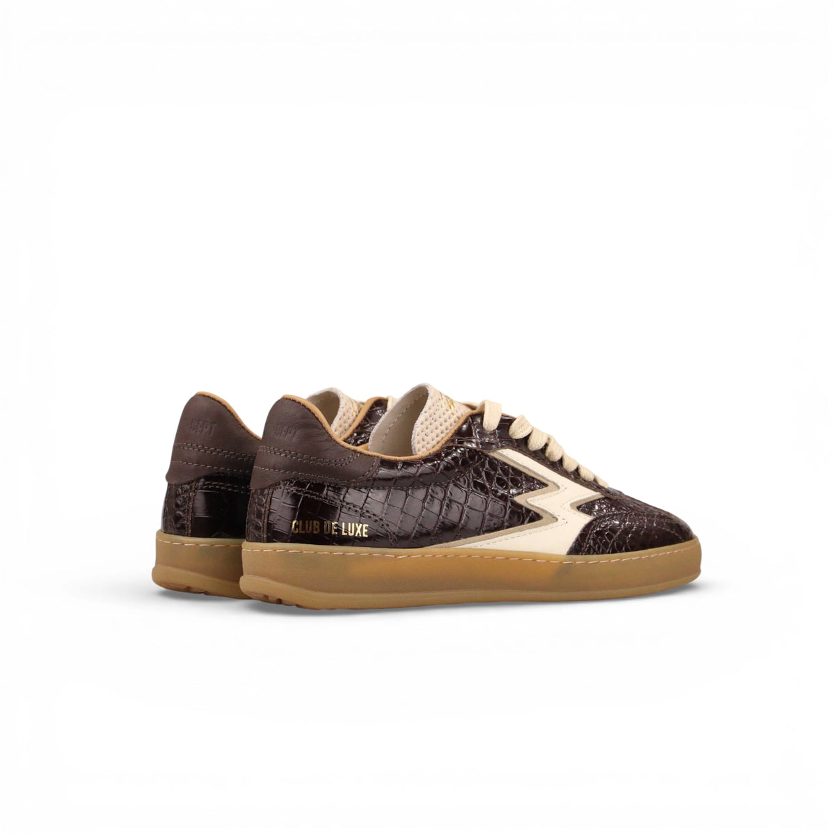 MOACONCEPT SNEAKERS CLUB IN PELLE CIOCCOLATO