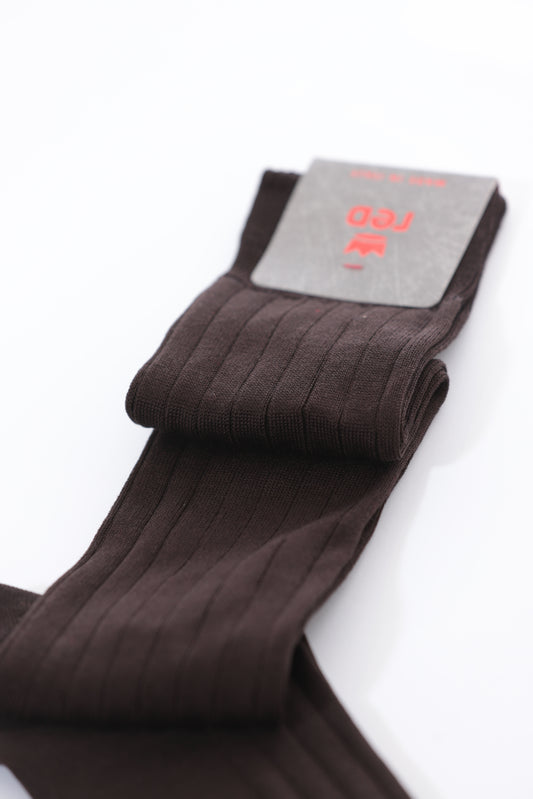 CALZA UOMO FILO DI SCOZIA MARRONE