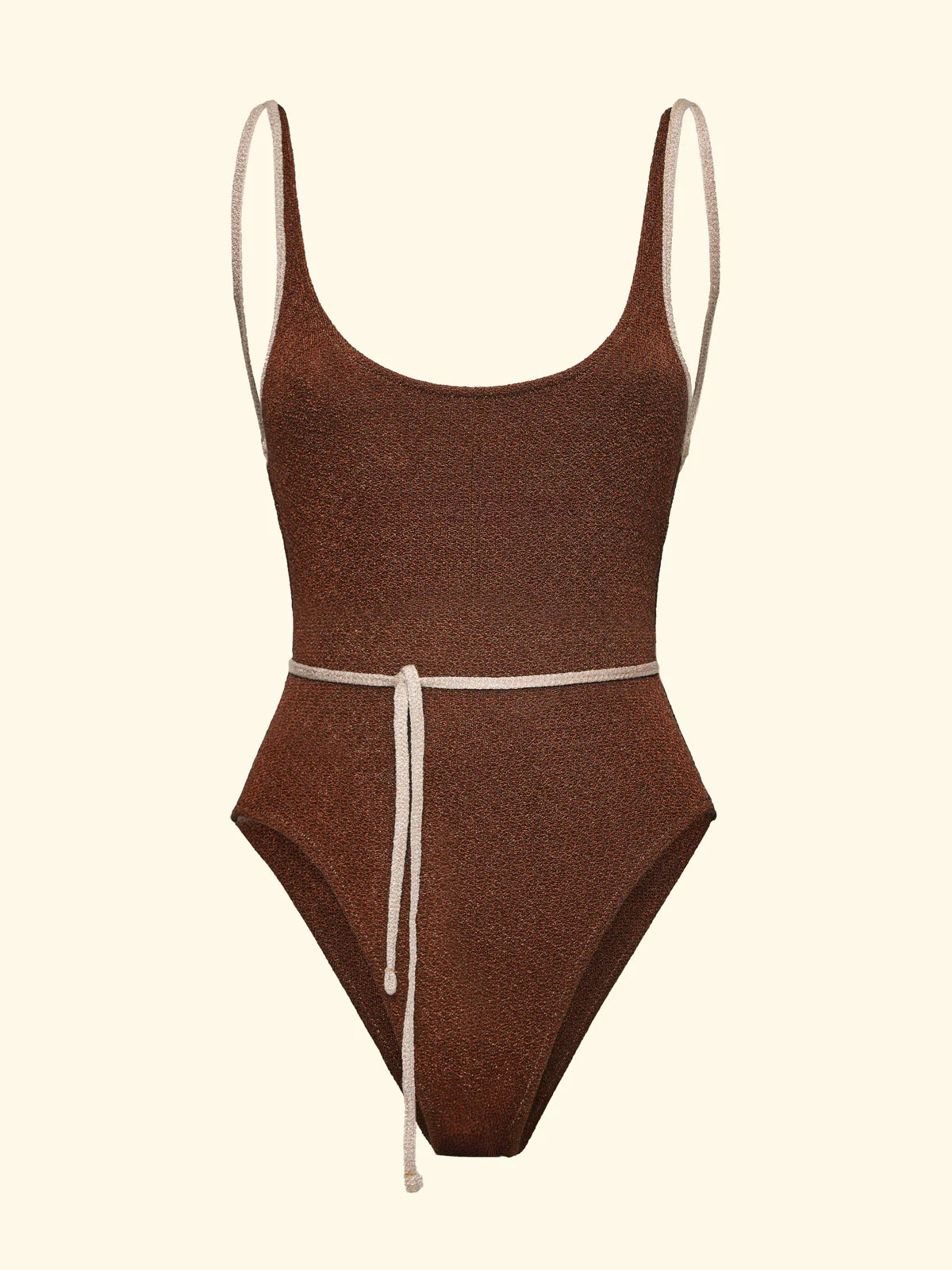 MONOKINI F**K MARRONE SW1113-BN