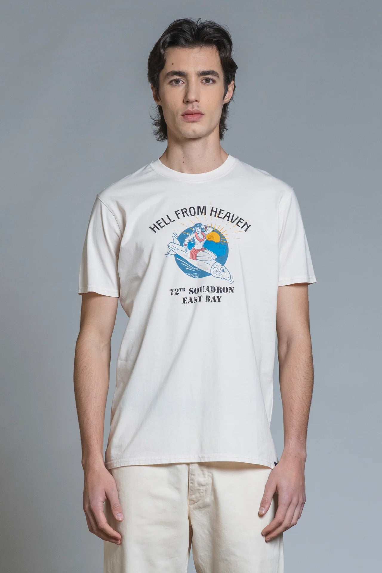 HELL T-SHIRT CON STAMPA IMPURE